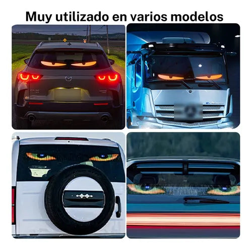 Pantalla Flexible Programable LED Devil Ojos 120x16.6cm para Publicidad
