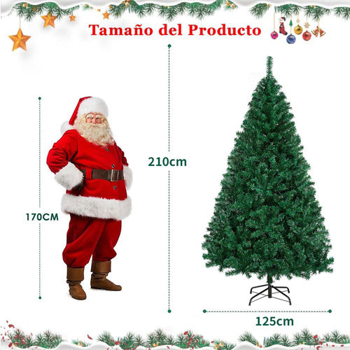 Árbol de Navidad 1.8M con 900 Ramas Frondosa Fantástica
