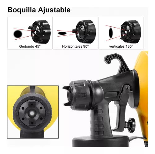 Pistolas De Pintura Eléctrica Portatil Profesional 500w