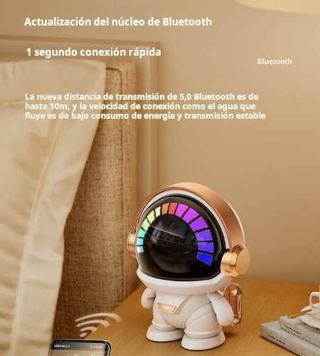 Bocina Bluetooth Portátil Astronautas - Sonido Potente y Resistente al Agua