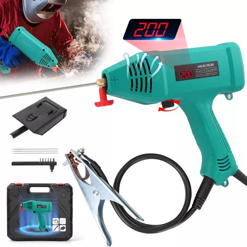 Soldadora de mano con pantalla digital 3000W 200A