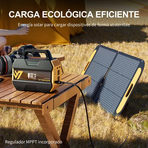 Vtoman Flashspeed 300 Generador Solar 230Wh/300W Portátil y Eficiente