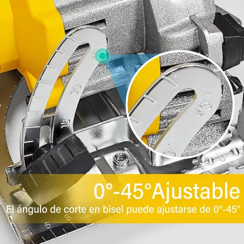 Sierra Circular Eléctrica Inalámbrica de 5" - Potente y Precisa para Cortes Versátiles