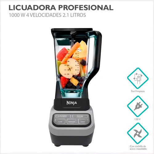 Licuadora Profesional Ninja Co650b 4 Vel 2.1l