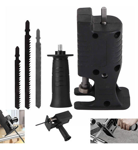 Adaptador para Taladro a Sierra Caladora - Corte Rápido y Versátil - Metacompras
