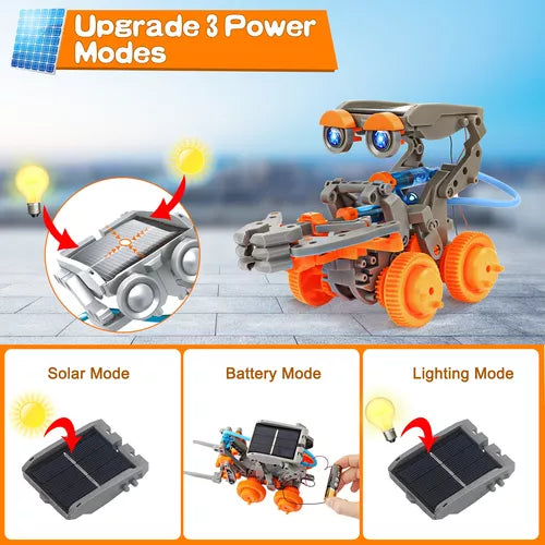 Kit De Juguete Robot Educativo Ciencia Solar Para Niño 12 en 1 Super Divertifo - Metacompras