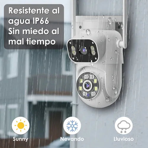 Cámara de Vigilancia Exterior Mara MVPsmart DQ8 8MP 360° PTZ WiFi Full HD