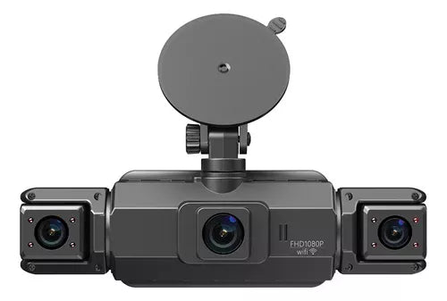 Cámara Para Auto Dash Cam 4 Cámara Wifi + 64gb