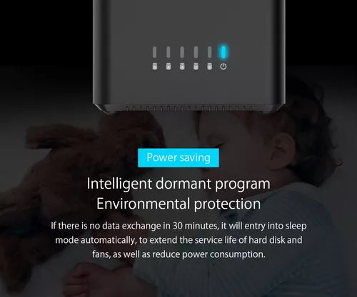Cajón de Disco Duro Externo de 5 Bahías USB 3.0 - Alta Capacidad y Enfriamiento Eficiente