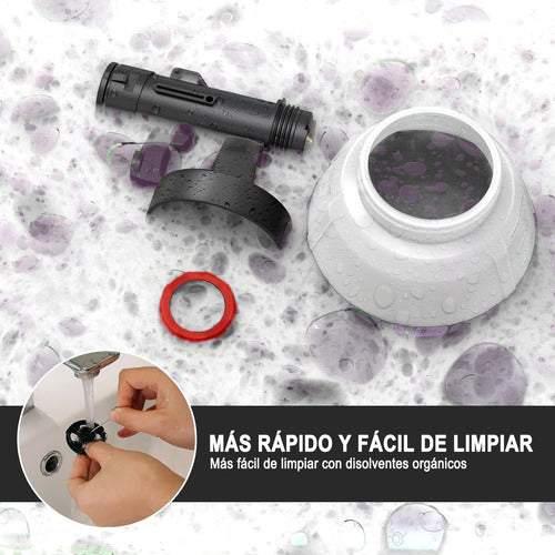 Pistola de Pintura 1300ml de Alta Potencia - 3 Patrones de Rociado y Control de Flujo