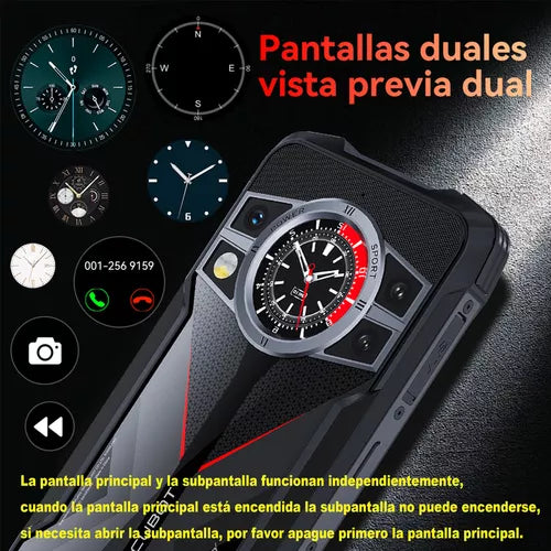 Cubot KingKong 9 - Smartphone Resistente con 12GB RAM y Doble Pantalla FHD+