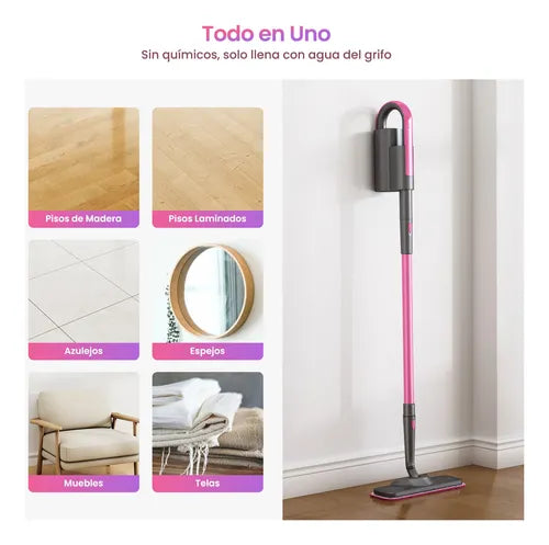 Trapeador a Vapor Schenley Hestia Alta Temperatura para Limpieza de Pisos