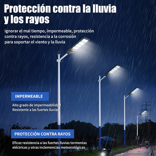 Lámpara Led Solar Luminaria Suburbana Alumbrado Publico 1200w