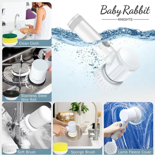 Cepillo Limpiador Profesional con 10 Cabezales Reemplazables