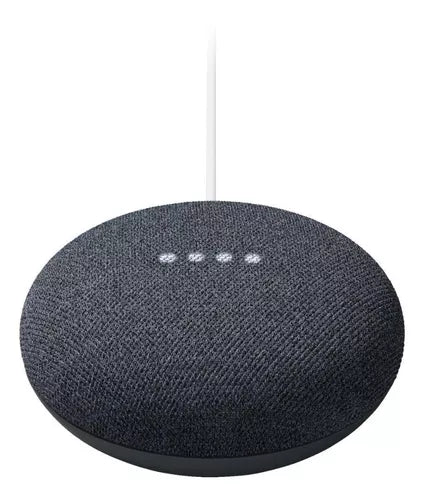 Google Nest Mini Nest Mini 2nd Gen con asistente virtual Google Assistant color charcoal 110V/220V