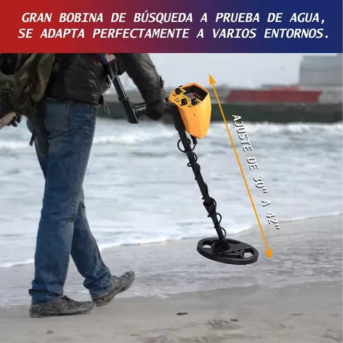 Detector De Metales Alta Precisión De búsqueda Impermeable - Metacompras