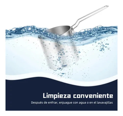 Mini Freidora de Acero Inoxidable 304 con Colador 1.2L - Cocina Saludable y Práctica