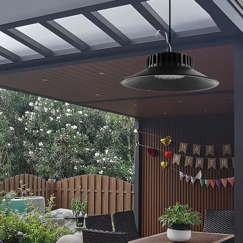 Lámpara Led Solar De Exteriores Sensor Luz Tricolor