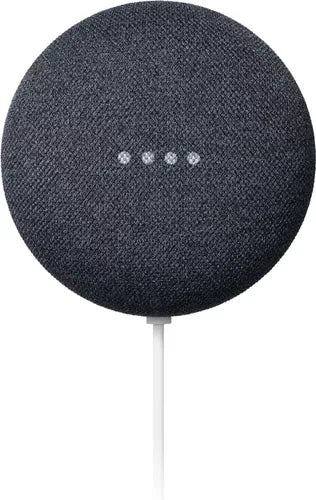 Google Nest Mini Nest Mini 2nd Gen con asistente virtual Google Assistant color charcoal 110V/220V