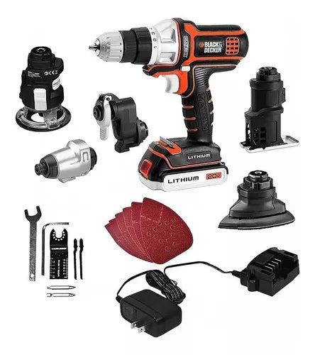Kit Atornillador Taladro 20v Matrix 6acc Black & Decker - Metacompras