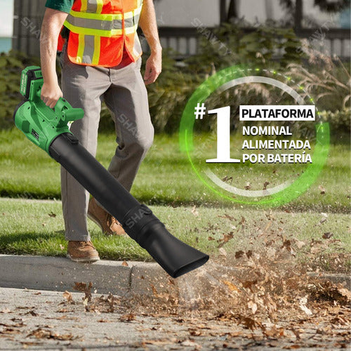 Sopladora Aire Inalambrica Trituradora 20v 2batería Shawty