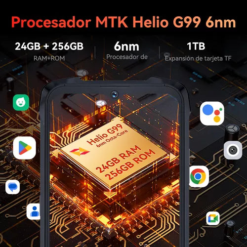 Cubot KingKong 9 - Smartphone Resistente con 12GB RAM y Doble Pantalla FHD+