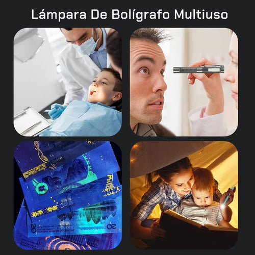 Lámpara Médica Ultravioleta Recargable 3 en 1 – Diagnóstico Preciso
