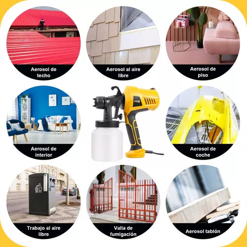 Pistolas De Pintura Eléctrica Portatil Profesional 500w