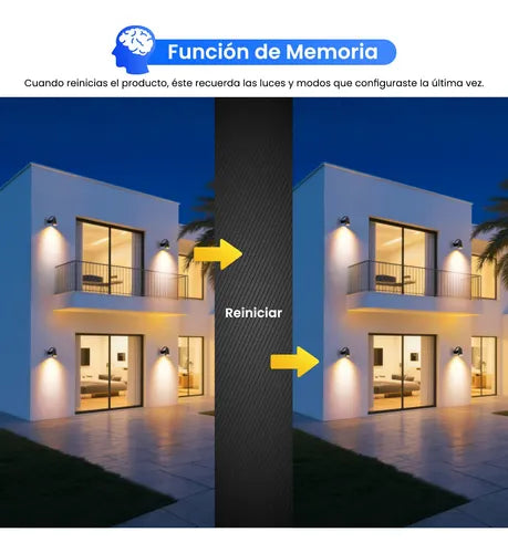 Lamparas Solares 6 En 1 para Jardin Exteriores con Control Remoto