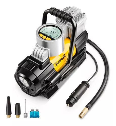 Bomba Compresora De Aire Astroai Portátil De 12v Cc - Metacompras