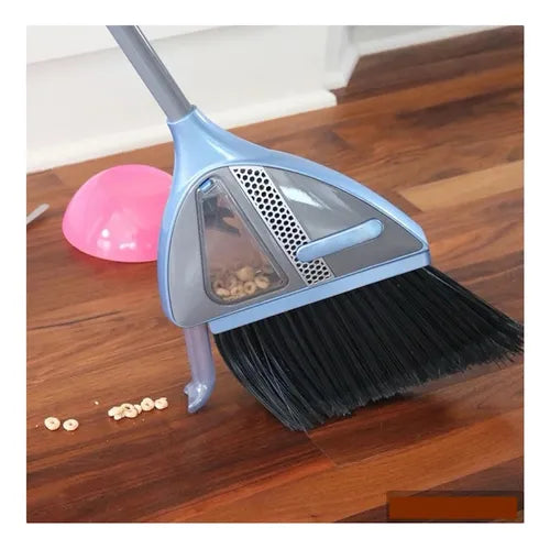 Escoba Aspiradora Eléctrica Integrada para Limpieza Eficiente y Práctica