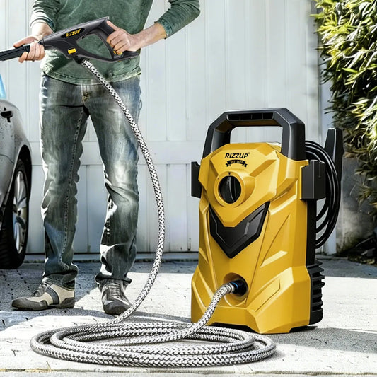 Hidrolavadora Eléctrica 1200W 1700 PSI Alta Presión 390L/h Amarillo - Metacompras