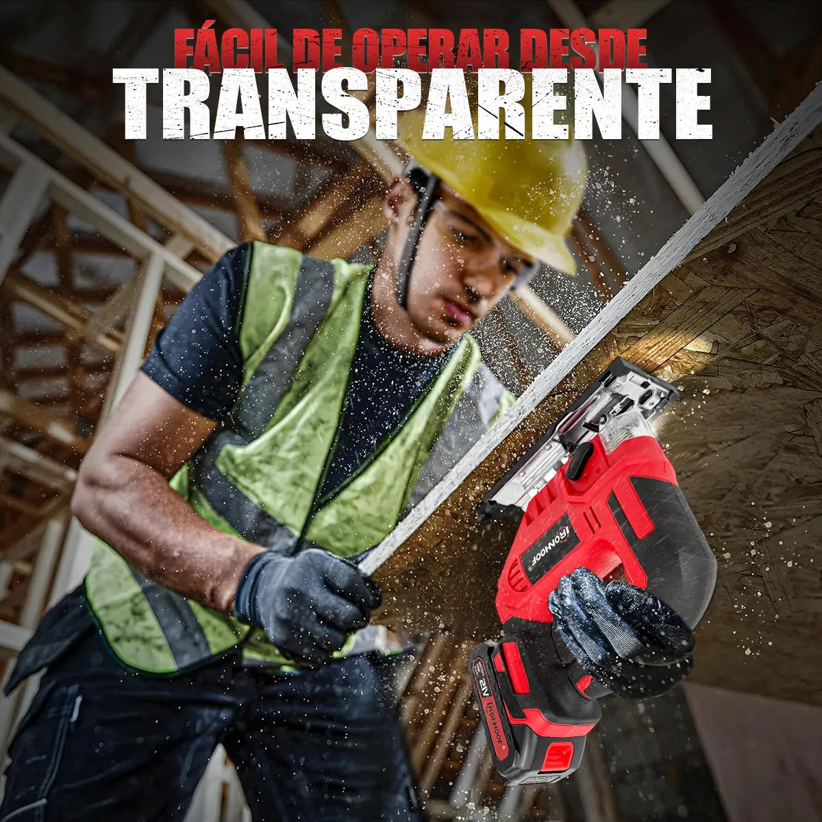 Sierra Caladora Inalámbrica 21V para Madera y Metal - Potente y Versátil - Metacompras