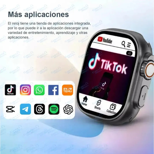 Smartwatch Android Ultra 2025 con CΓ‘mara y Conectividad 4G