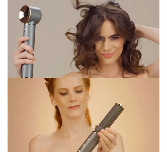 Secadora Profesional Multiestilizador 6 Pzs - Kit Completo Color Gris Oscuro