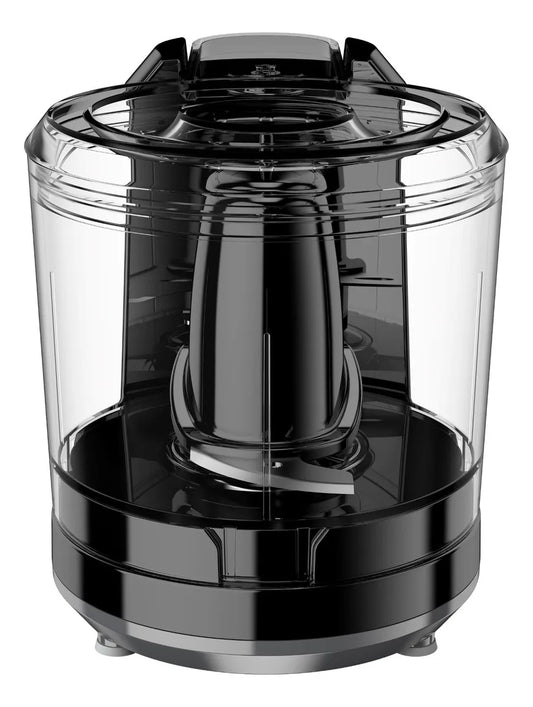 Procesador de alimentos 70W negro con múltiples funciones y fácil uso