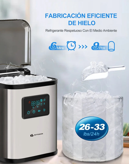 Máquina Automatizada para Hacer Hielos 15 Kg Diario - Ideal para Fiestas - Metacompras