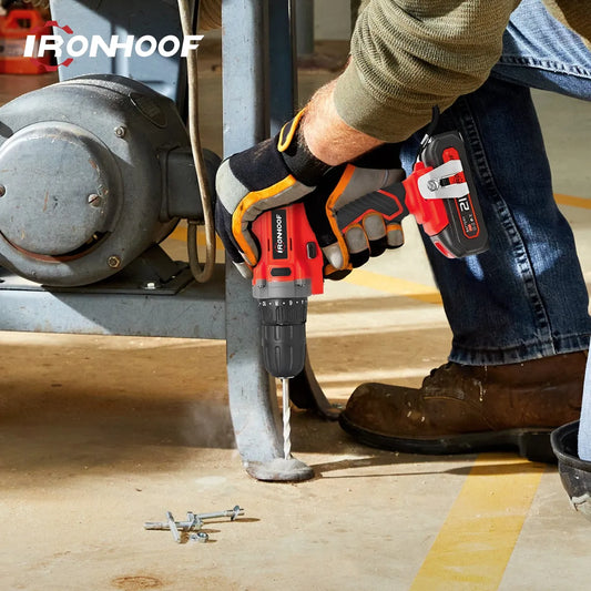 Taladro Atornillador Inalámbrico Destornillador Impacto 21 V Color Rojo - Metacompras