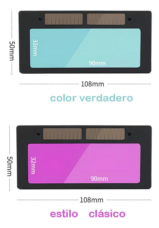Careta de Soldar Industrial con Oscurecimiento Automático - Kit Completo