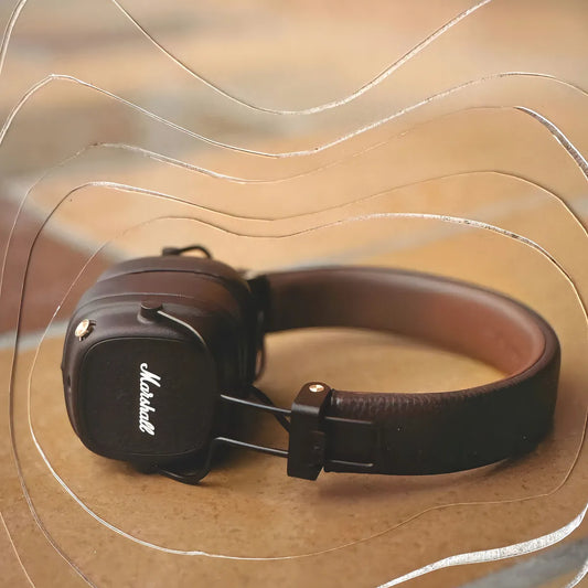 Auriculares Inalámbricos Bluetooth Color Café con Sonido Premium - Metacompras