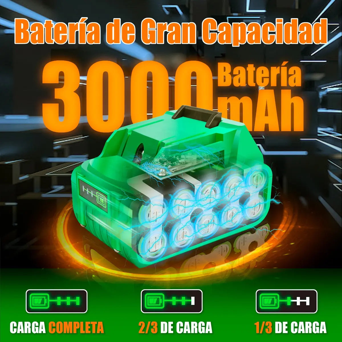 Taladro Inalámbrico 4 en 1 con Llave de Impacto y Batería Incluida - Metacompras