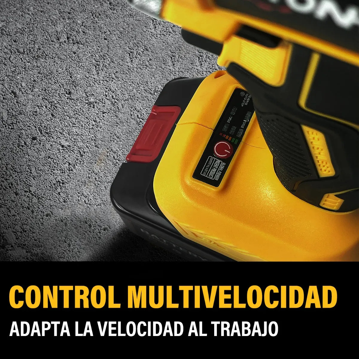Pistola Llave De Impacto Inalámbrica 500W Amarilla - Potente y Versátil - Metacompras