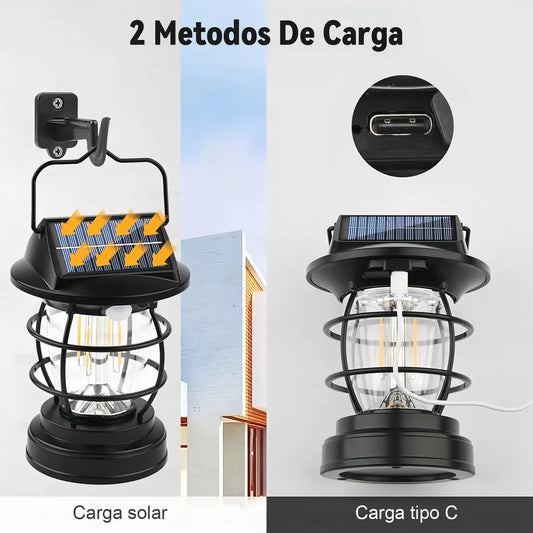 Lámpara Solar de Pared Exterior con Sensor de Movimiento - 2 Piezas - Metacompras