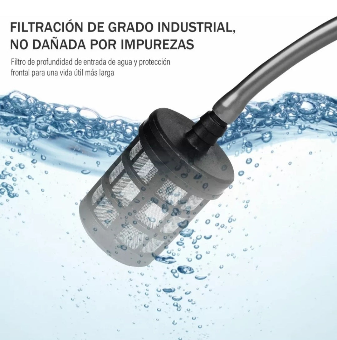 Hidrolavadora eléctrico de alta presión con filtro
