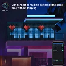 Cortina de Leds Inteligente con app y Resistente al Agua - Metacompras