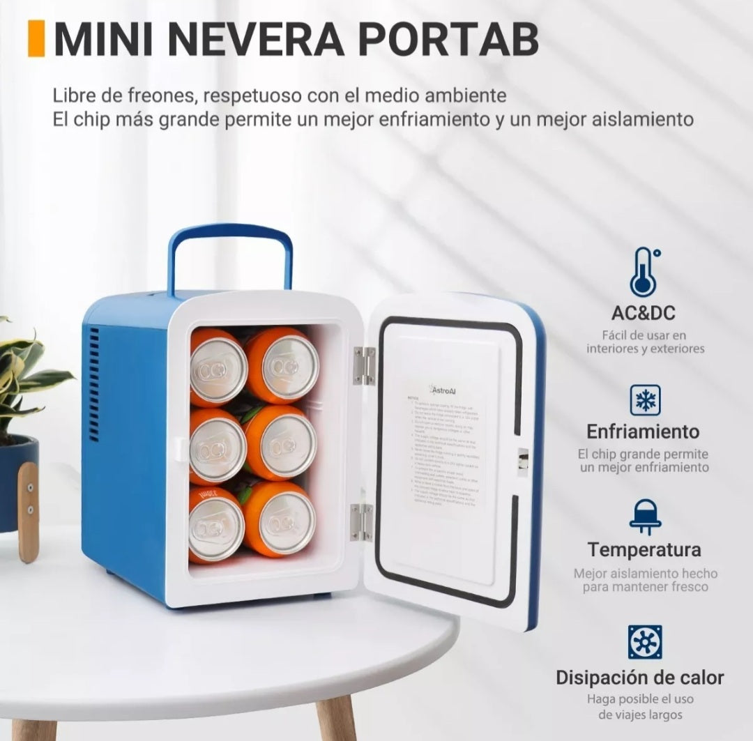 Frigobar portátil para auto u hogar enfría o calienta - Metacompras