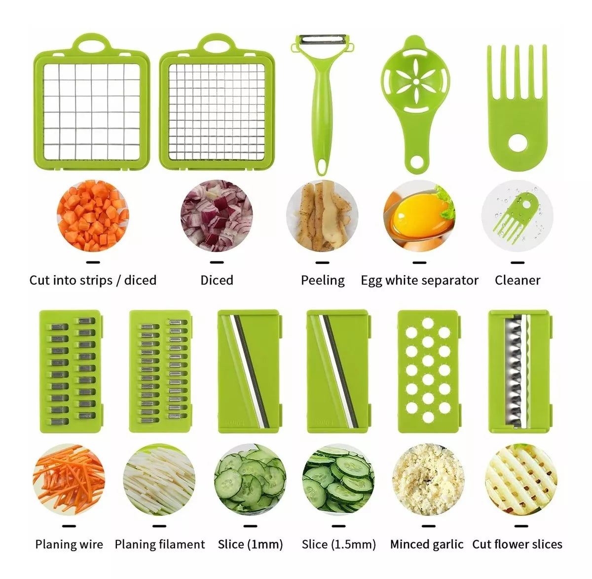 Cortador Rebanador Picador Manual De Verduras Fruta Rallador - Metacompras