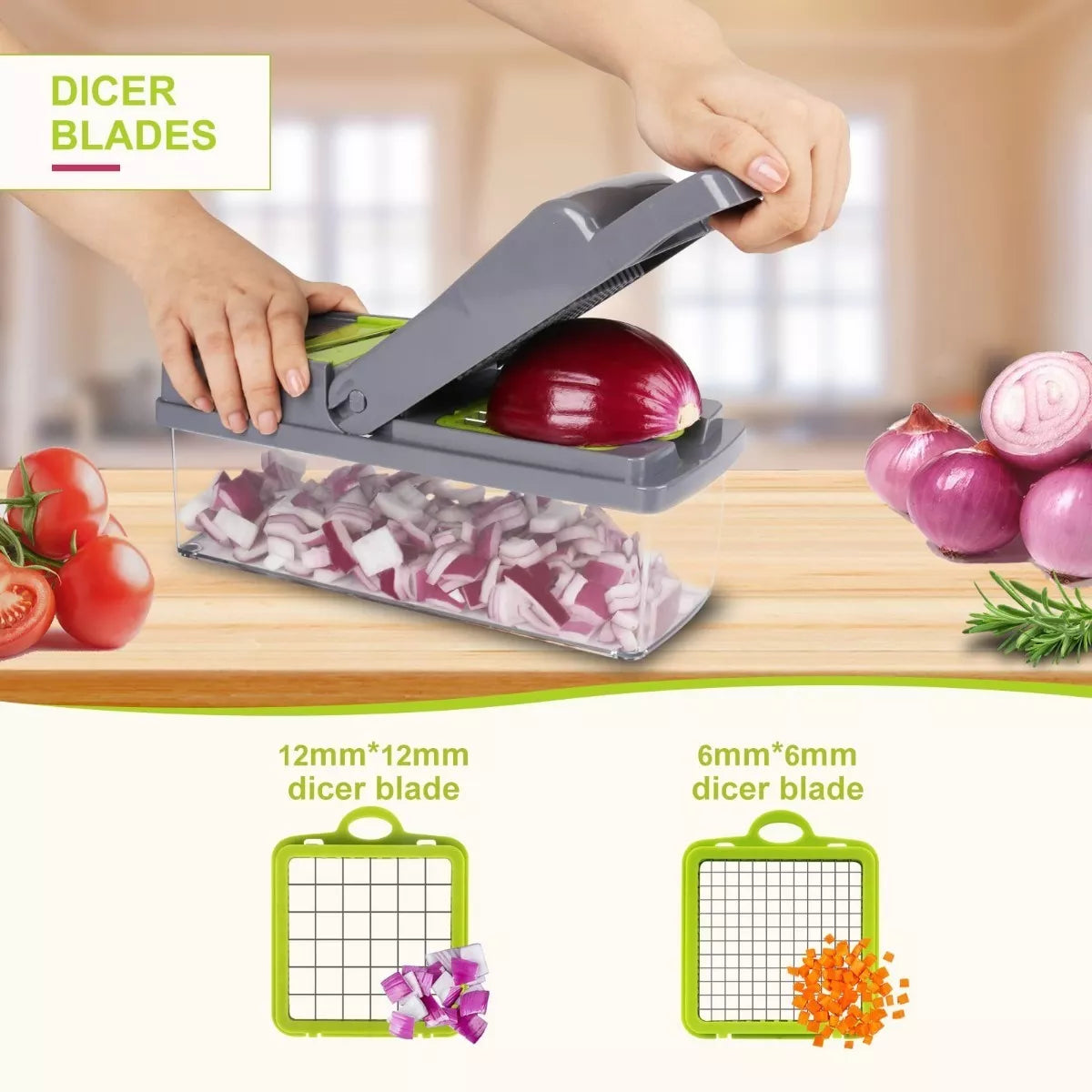 Cortador Rebanador Picador Manual De Verduras Fruta Rallador - Metacompras