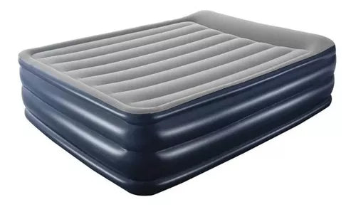 Colchon Auto Inflable Extra Alto Cama Queen Con Bomba - Metacompras