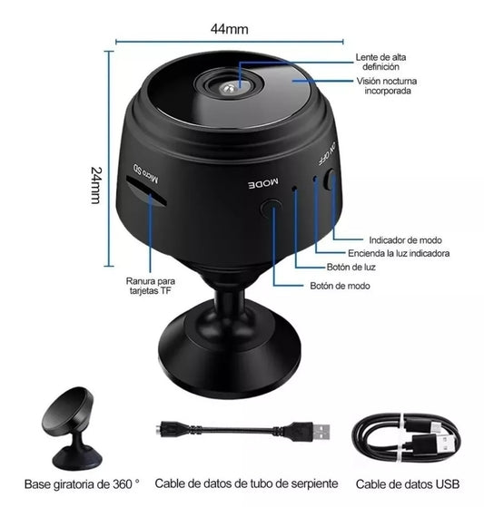 Mini Cámara Wifi recargable - Metacompras